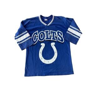 Vintage Indianapolis Colts Football Jersey - Boys Size Large